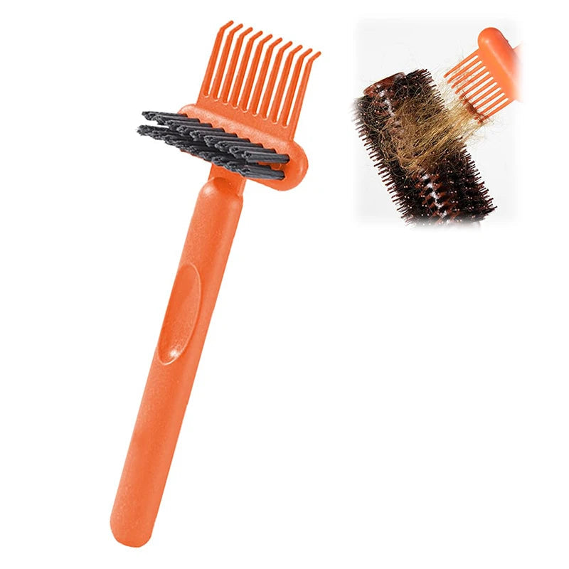 Dual-Action Hair Comb And Brush Cleaning Tool - Hairbrush Cleaner Rake with Brush Cleaning Solution for Salon Quality Care Greenset59 Shop