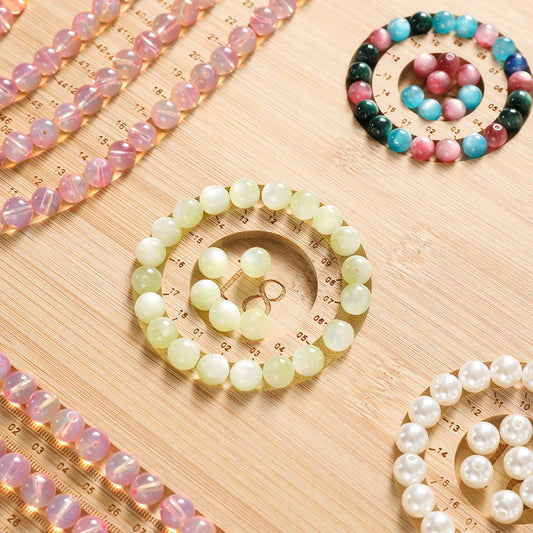 Eco-Friendly Bamboo Bead Board Perfect Tool for Jewelry Making and Beading Projects Bracelet Necklaces Design Beading Mats Trays Greenset59 Shop