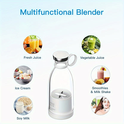 Mini Blender Portable 350ml Sans Fil USB - Mixeur Fruits Rechargeable Gisay