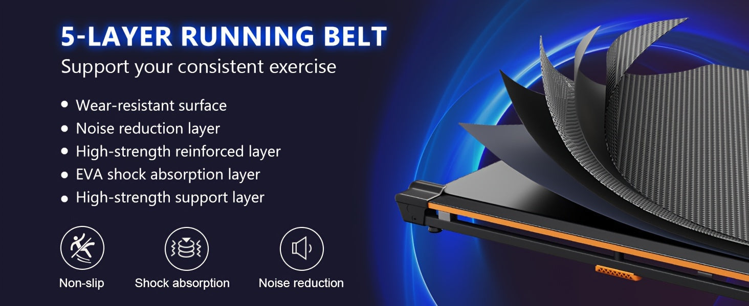 Kerdom 1pc Under-Desk Treadmill, 2-in-1 Portable Running Machine, For Home & Office Use, With Remote Control, 265lbs Capacity, For Walking & Jogging Greenset59 Shop