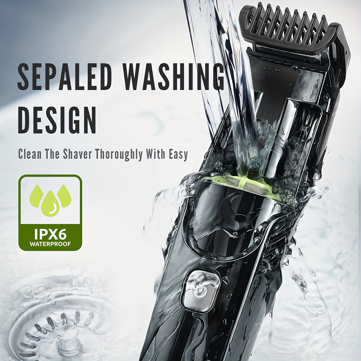 Men's Beard Shaver Groin & Body Grooming Trimmer Professional Cordless Hair Clipper With Vacuum Cleaner Father's Day Gift Greenset59 Shop