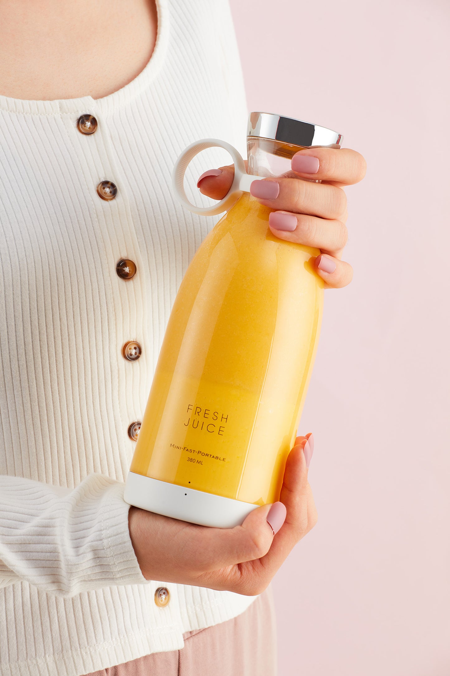 Mini Blender Portable 350ml Sans Fil USB - Mixeur Fruits Rechargeable Gisay