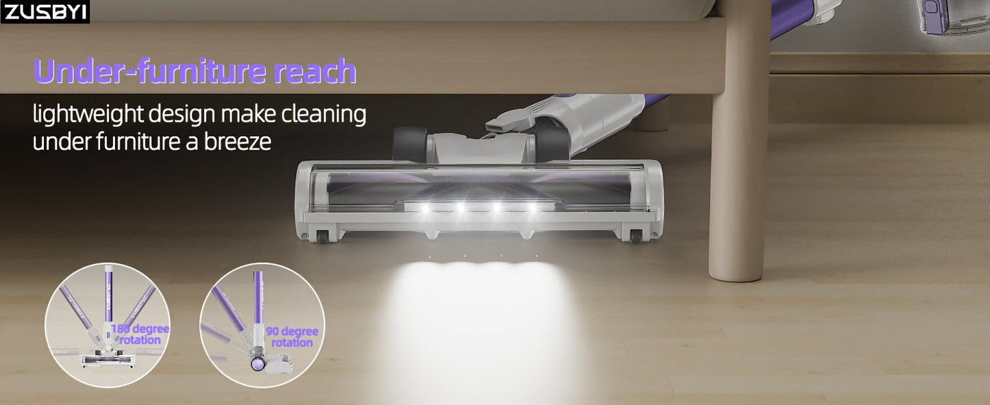 Corded Vacuum Cleaner, Powerful 20Kpa Suction, With LED Light, 6-in-1 Corded Stick Vacuum Cleaner, Suitable For Pet Hair On Carpets And Hard Floors, 600-watt Handheld Vacuum Cleaner Greenset59 Shop