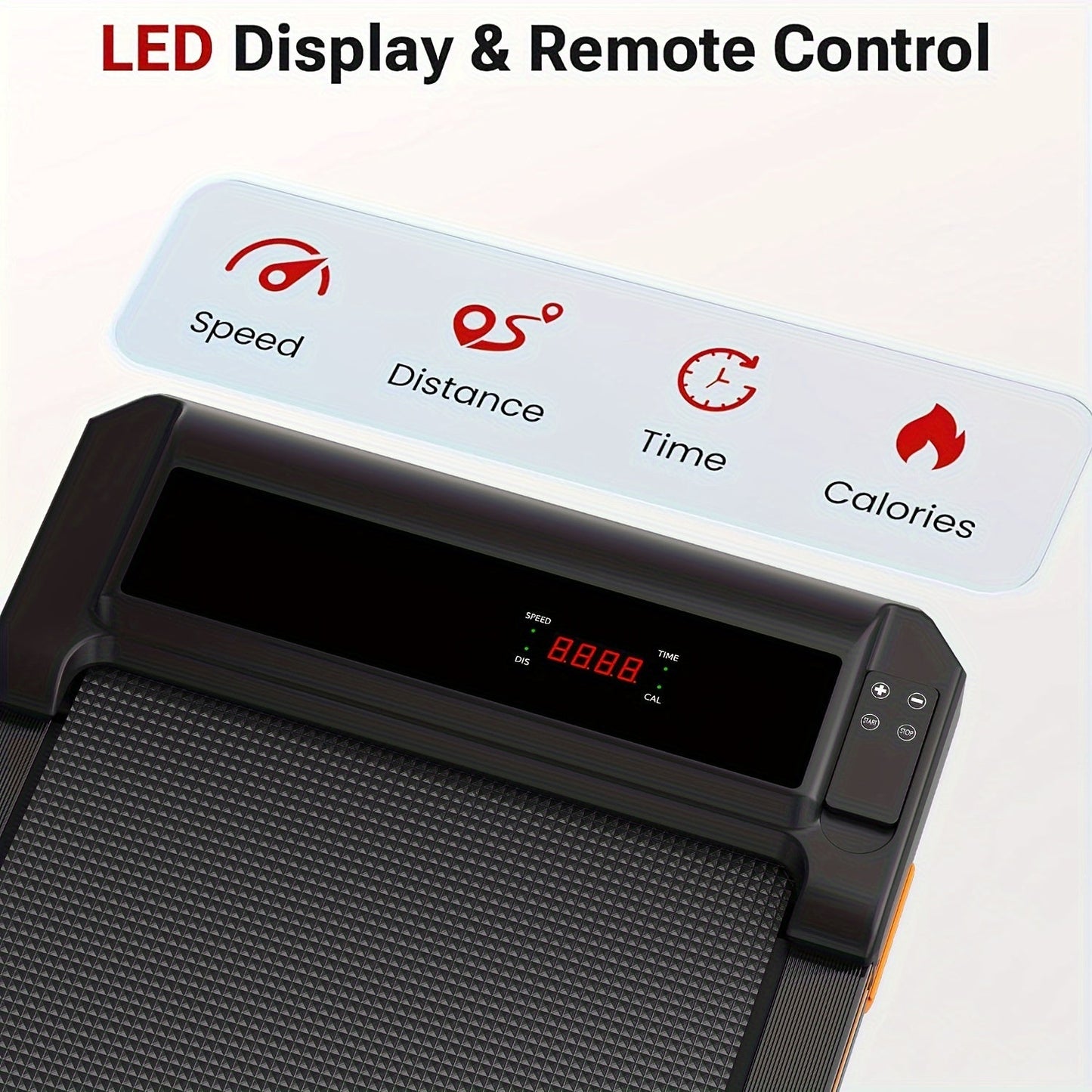 Kerdom 1pc Under-Desk Treadmill, 2-in-1 Portable Running Machine, For Home & Office Use, With Remote Control, 265lbs Capacity, For Walking & Jogging Greenset59 Shop