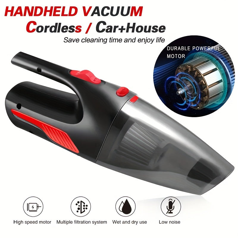 CascadeVac Cordless Car Vacuum Cleaner - Big Suction, Large Capacity, USB Rechargeable, Ideal for Home and Car/Office Cleaning, Portable with Crevice Tool, Car Vacuum Cleaner | Modern Vacuum | Durable Plastic Body, Vacuum Cle Greenset59 Shop