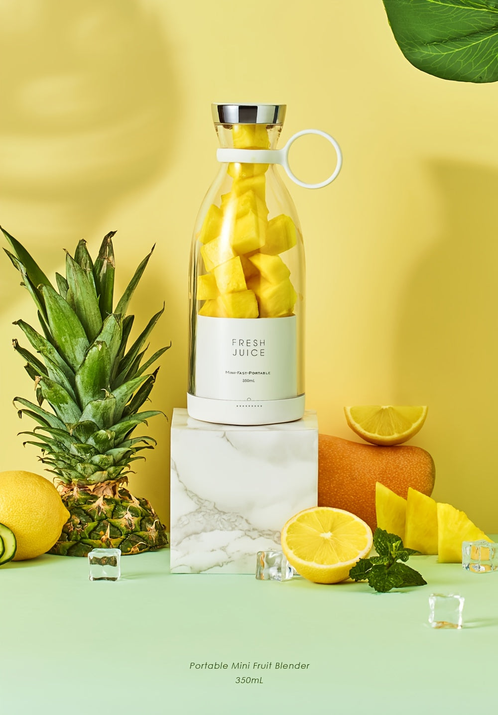 Mini Blender Portable 350ml Sans Fil USB - Mixeur Fruits Rechargeable Gisay