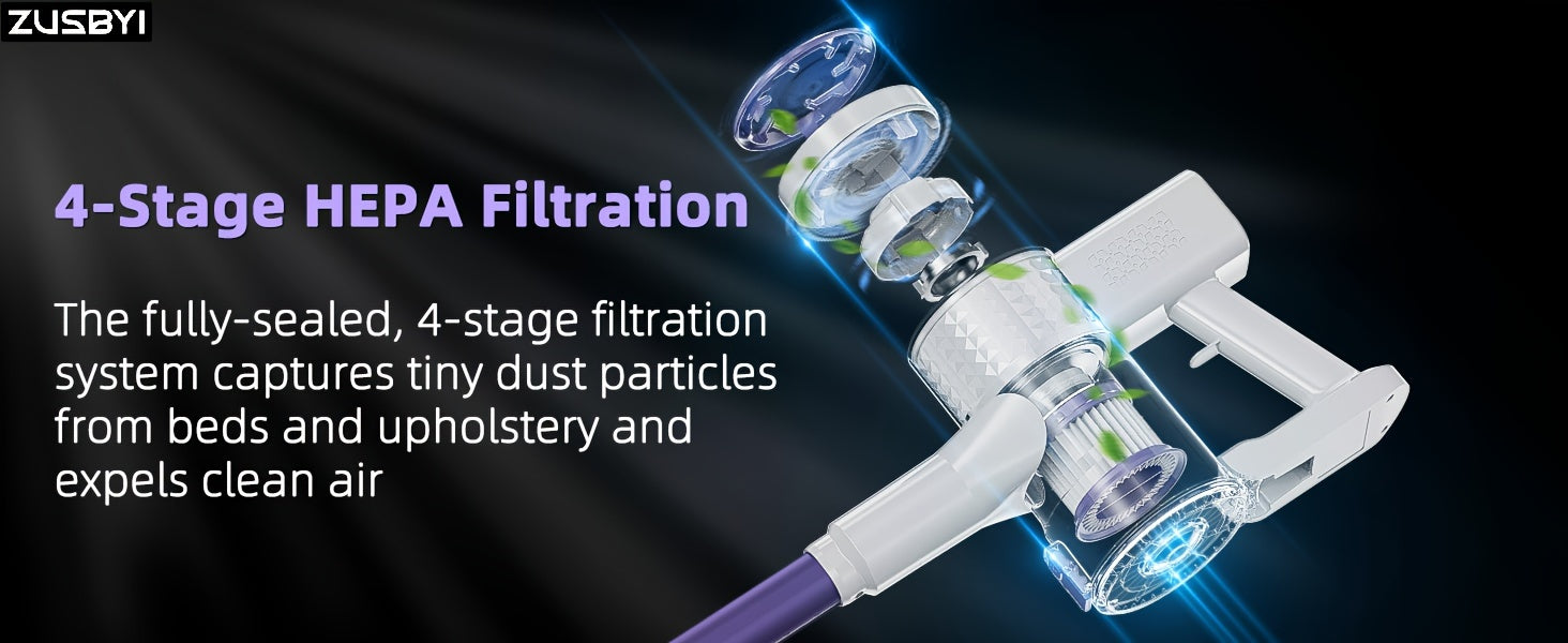 Corded Vacuum Cleaner, Powerful 20Kpa Suction, With LED Light, 6-in-1 Corded Stick Vacuum Cleaner, Suitable For Pet Hair On Carpets And Hard Floors, 600-watt Handheld Vacuum Cleaner Greenset59 Shop