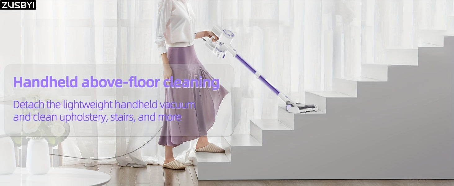 Corded Vacuum Cleaner, Powerful 20Kpa Suction, With LED Light, 6-in-1 Corded Stick Vacuum Cleaner, Suitable For Pet Hair On Carpets And Hard Floors, 600-watt Handheld Vacuum Cleaner Greenset59 Shop
