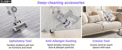 Corded Vacuum Cleaner, Powerful 20Kpa Suction, With LED Light, 6-in-1 Corded Stick Vacuum Cleaner, Suitable For Pet Hair On Carpets And Hard Floors, 600-watt Handheld Vacuum Cleaner Greenset59 Shop