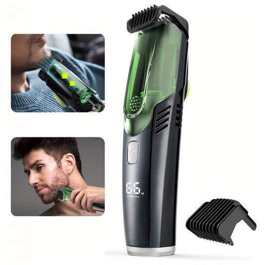 Men's Beard Shaver Groin & Body Grooming Trimmer Professional Cordless Hair Clipper With Vacuum Cleaner Father's Day Gift Greenset59 Shop