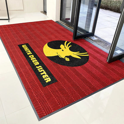 High Quality  Door Rug Indoor Outdoor Double Stripe Floor Mats Anti-Slip Dust Control Modern Washable for Commercial Use Greenset59 Shop