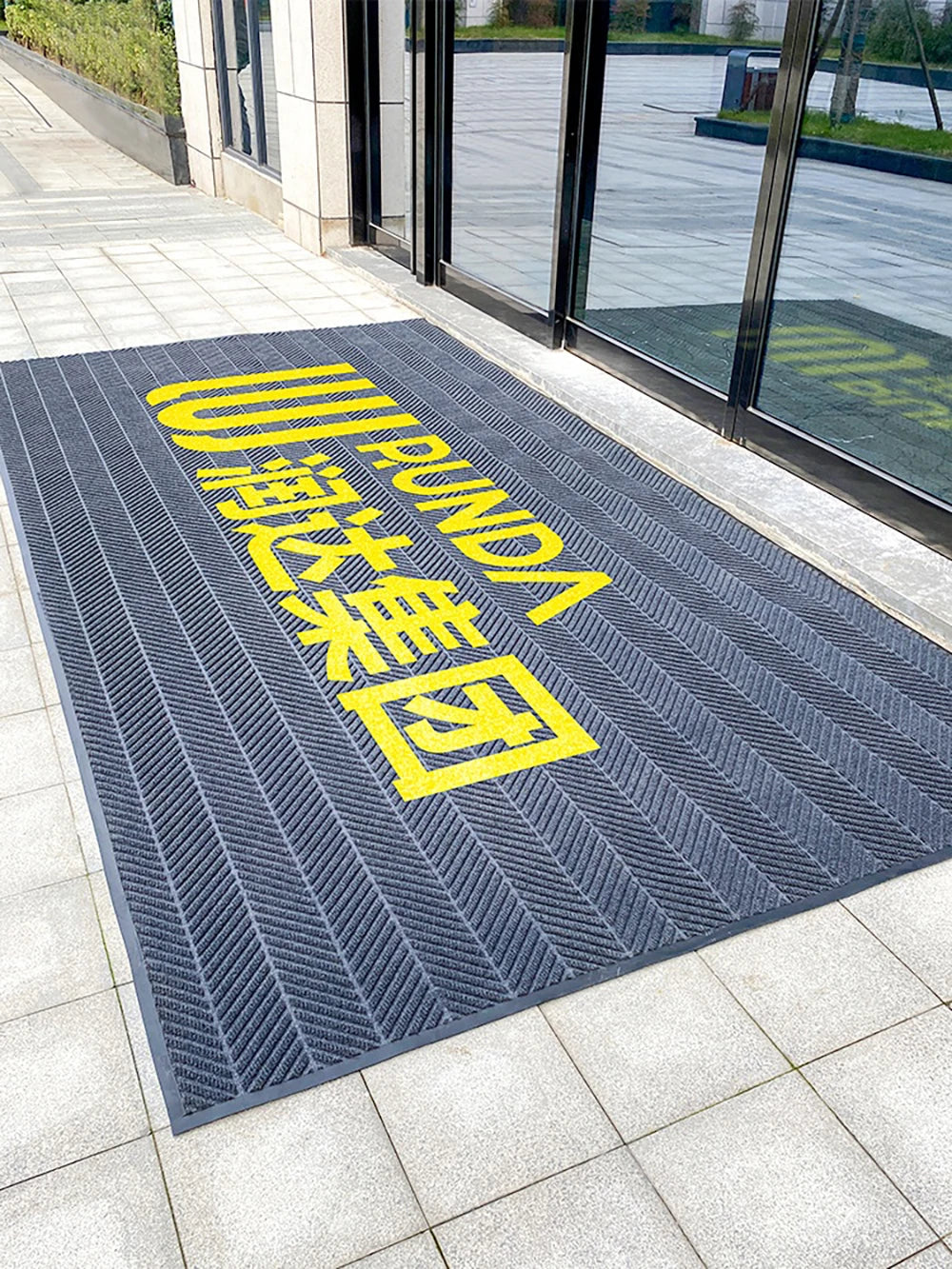 High Quality  Door Rug Indoor Outdoor Double Stripe Floor Mats Anti-Slip Dust Control Modern Washable for Commercial Use Greenset59 Shop