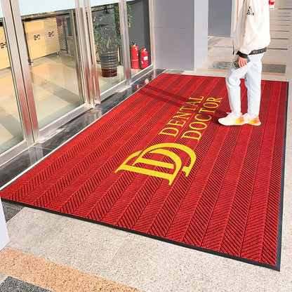 High Quality  Door Rug Indoor Outdoor Double Stripe Floor Mats Anti-Slip Dust Control Modern Washable for Commercial Use Greenset59 Shop