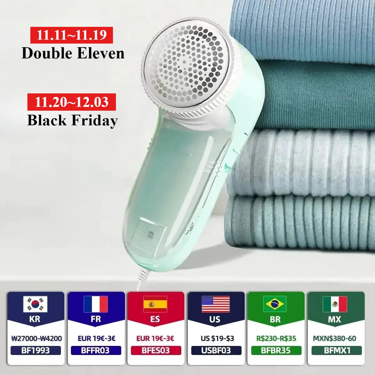 Electric Household Clothes Shaver Fabric Lint Remover Fuzz Electric Fluff Portable Brush blade Professional Lint Remover Trimmer Greenset59 Shop
