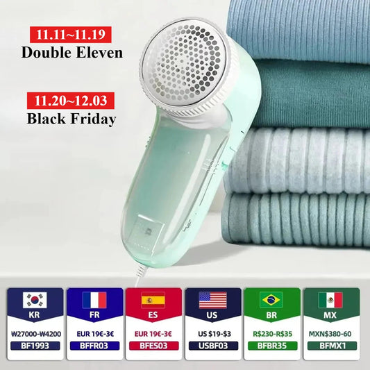Electric Household Clothes Shaver Fabric Lint Remover Fuzz Electric Fluff Portable Brush blade Professional Lint Remover Trimmer Greenset59 Shop