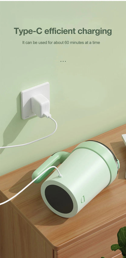 Automatic Stirring Cup Rechargeable Magnetic Mixer Electric Stirring Mugs Stainless Steel Coffee Mug Rotating Magnetic Tumbler Greenset59 Shop