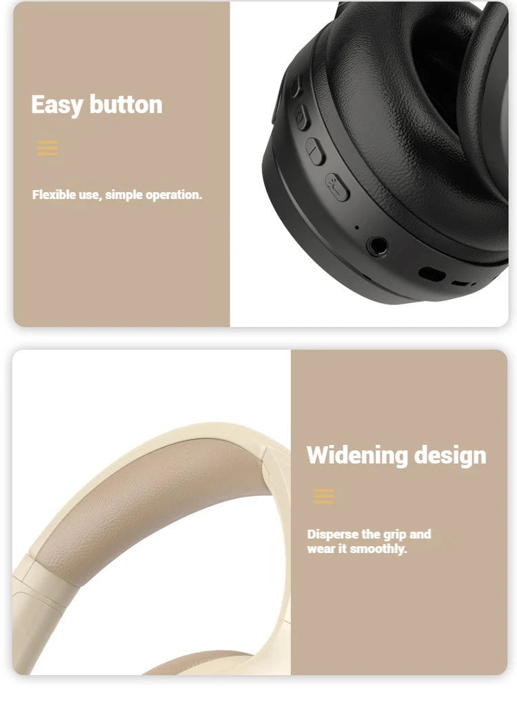 Subwoofer Gaming Wireless Bluetooth Headphones Over Ear HIFI Stereo Headset Noise Reduction Sports Earphones Music Player HD Mic Greenset59 Shop