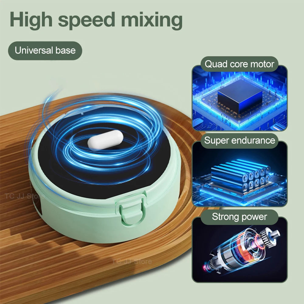 Automatic Stirring Cup Rechargeable Magnetic Mixer Electric Stirring Mugs Stainless Steel Coffee Mug Rotating Magnetic Tumbler Greenset59 Shop