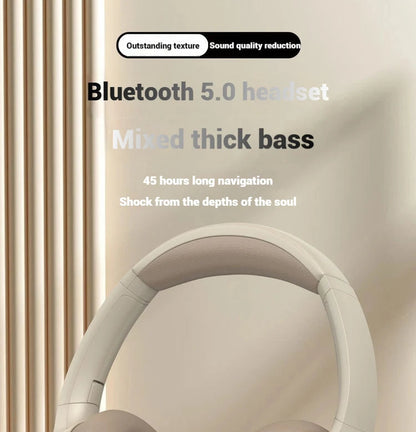 Subwoofer Gaming Wireless Bluetooth Headphones Over Ear HIFI Stereo Headset Noise Reduction Sports Earphones Music Player HD Mic Greenset59 Shop