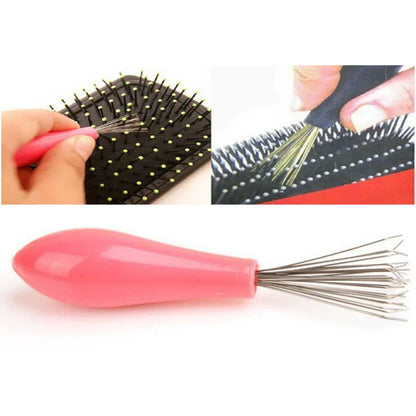 Hair Brush Cleaner Tool - Plastic Handle Brush & Comb Cleaning Remover