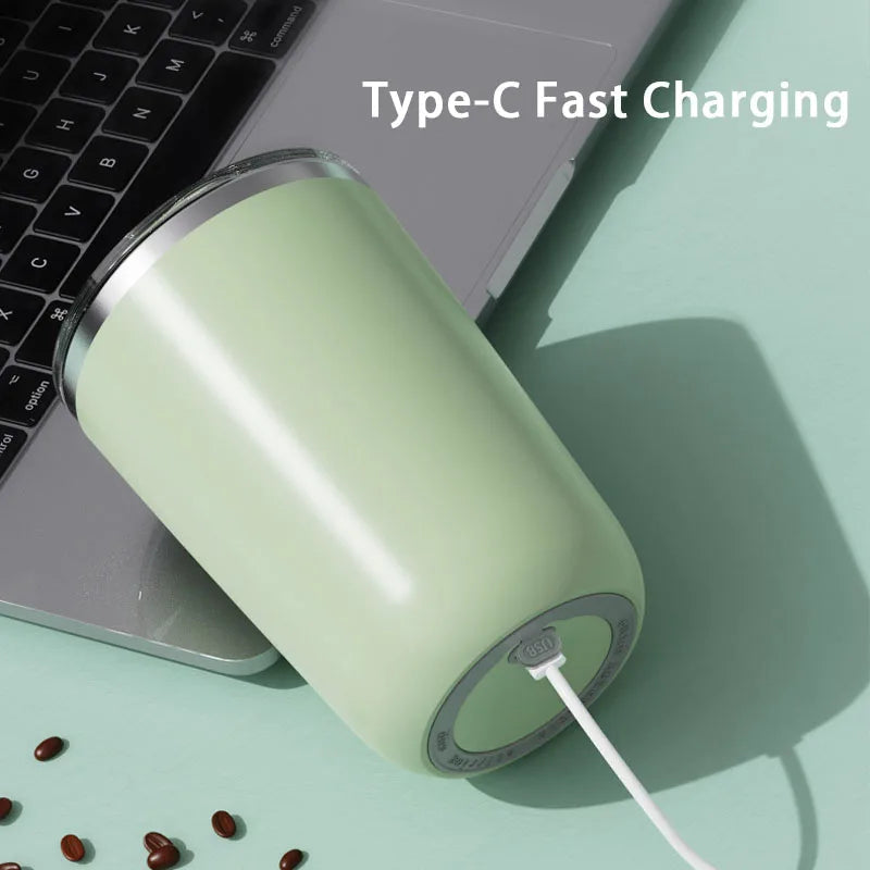 Automatic Self Stirring Cup USB Rechargeable Coffee Mug Portable Mixing Cup for Milk Drinks Home Office Magnetic Thermal Cup Greenset59 Shop