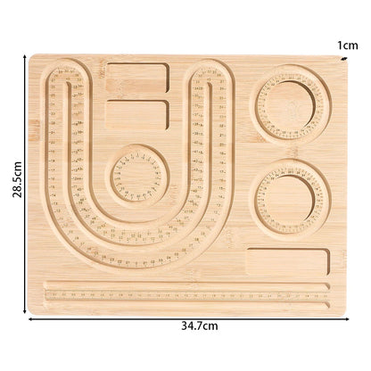 Eco-Friendly Bamboo Bead Board Perfect Tool for Jewelry Making and Beading Projects Bracelet Necklaces Design Beading Mats Trays Greenset59 Shop