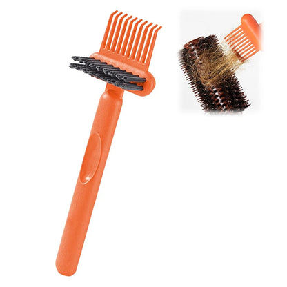Dual-Action Hair Comb And Brush Cleaning Tool - Hairbrush Cleaner Rake with Brush Cleaning Solution for Salon Quality Care Greenset59 Shop