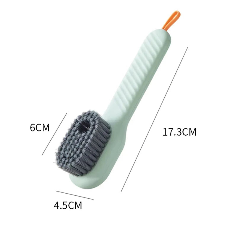 Cleaning Brush Soft Bristled Liquid Shoe Brush Long Handle Brush Clothes Brush Shoe Clothing Board Brush Household Cleaning Tool Greenset59 Shop