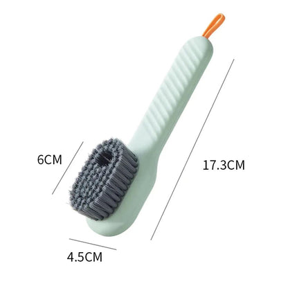 Cleaning Brush Soft Bristled Liquid Shoe Brush Long Handle Brush Clothes Brush Shoe Clothing Board Brush Household Cleaning Tool Greenset59 Shop