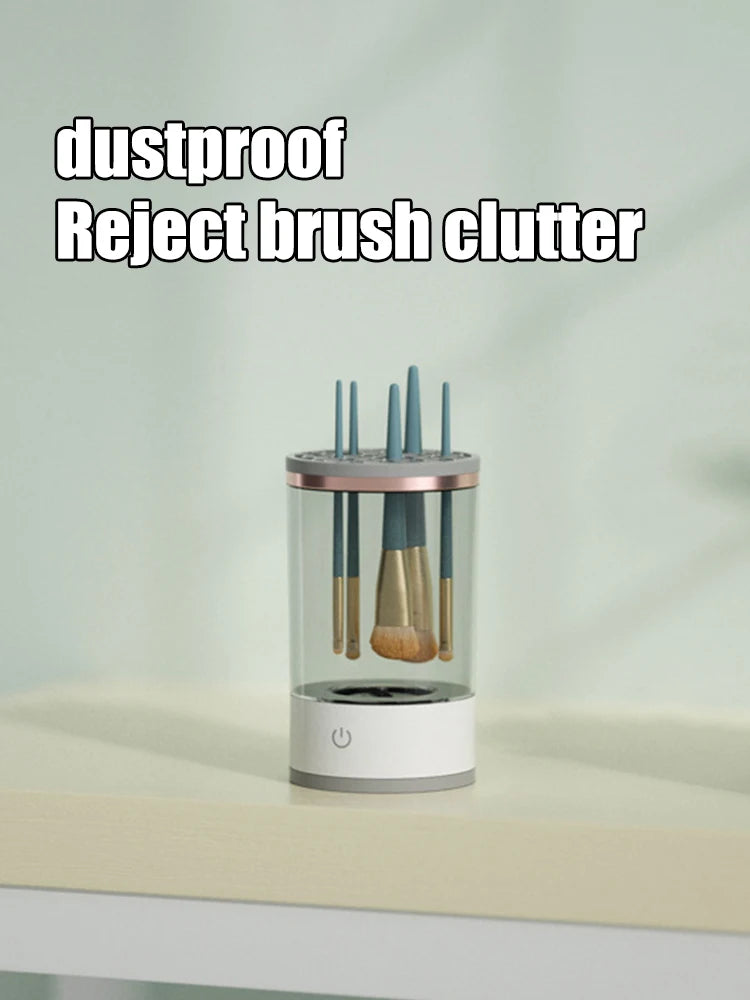 Makeup Brush Cleaner Is An Automatic Rotating Brush Cleaner For Deep Cleaning One Click Operation Is Suitable For All Makeup Greenset59 Shop