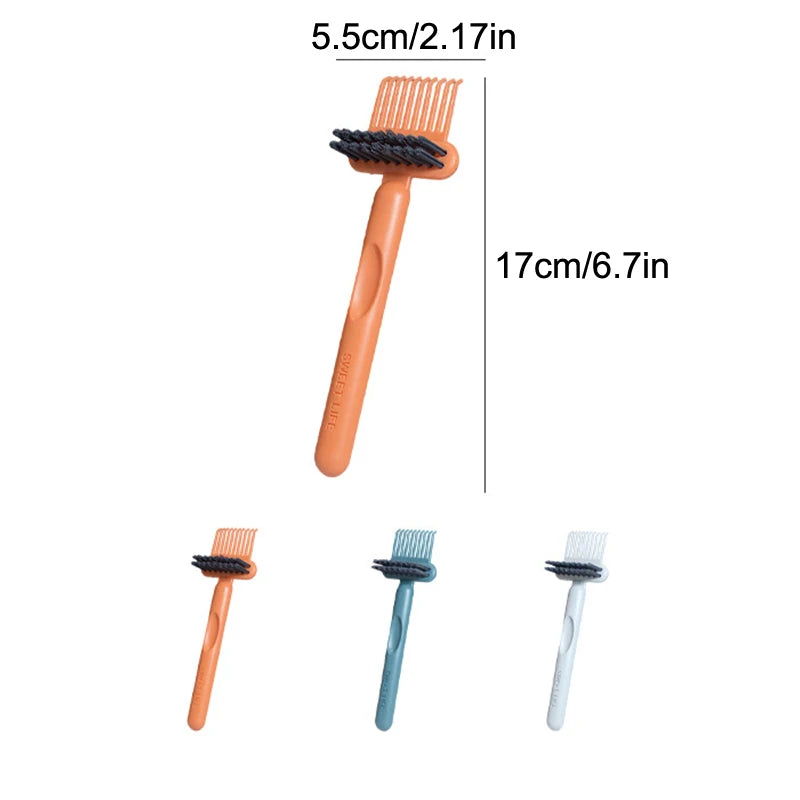 Dual-Action Hair Comb And Brush Cleaning Tool - Hairbrush Cleaner Rake with Brush Cleaning Solution for Salon Quality Care Greenset59 Shop