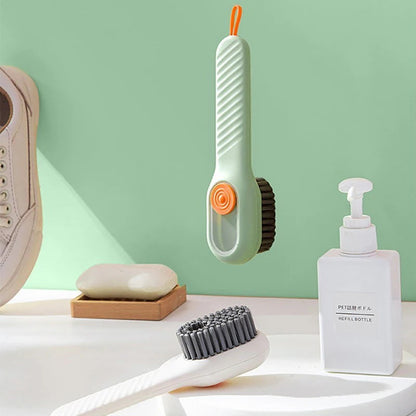 Cleaning Brush Soft Bristled Liquid Shoe Brush Long Handle Brush Clothes Brush Shoe Clothing Board Brush Household Cleaning Tool Greenset59 Shop