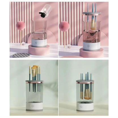 Makeup Brush Cleaner Is An Automatic Rotating Brush Cleaner For Deep Cleaning One Click Operation Is Suitable For All Makeup Greenset59 Shop