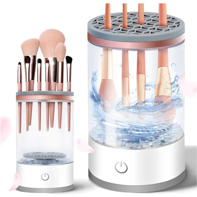 Makeup Brush Cleaner Is An Automatic Rotating Brush Cleaner For Deep Cleaning One Click Operation Is Suitable For All Makeup Greenset59 Shop