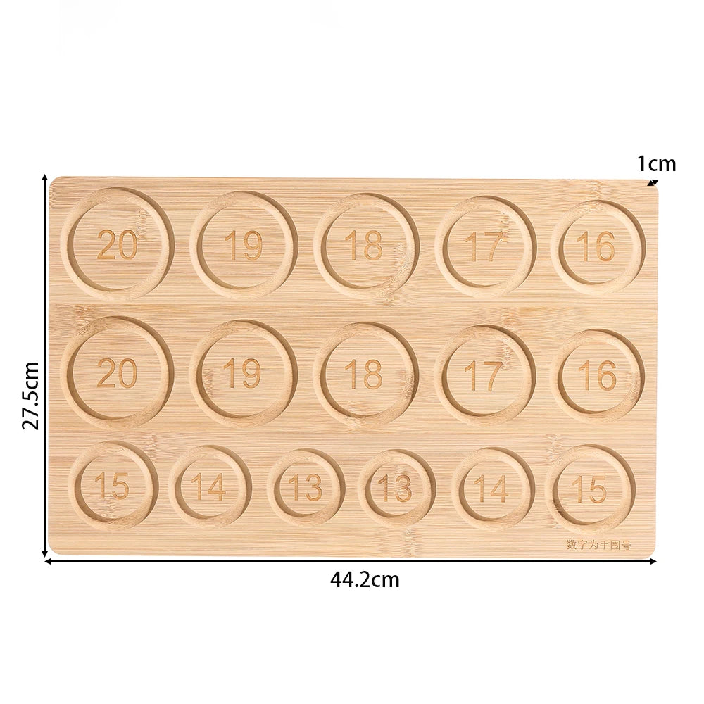 Eco-Friendly Bamboo Bead Board Perfect Tool for Jewelry Making and Beading Projects Bracelet Necklaces Design Beading Mats Trays Greenset59 Shop