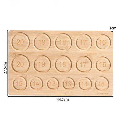 Eco-Friendly Bamboo Bead Board Perfect Tool for Jewelry Making and Beading Projects Bracelet Necklaces Design Beading Mats Trays Greenset59 Shop