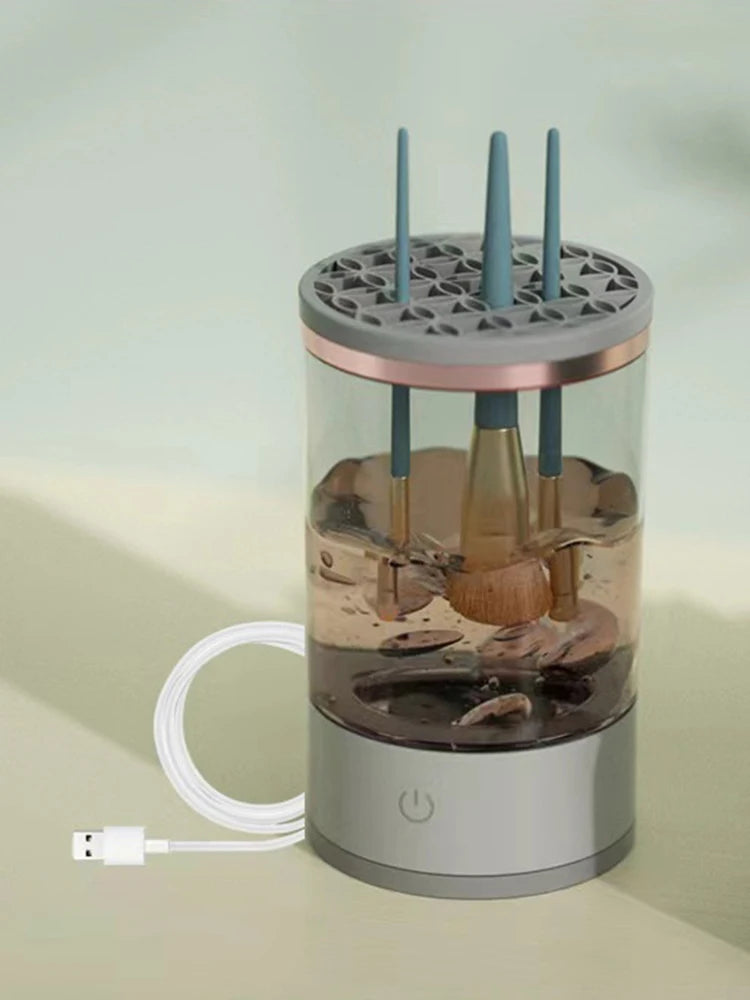 Makeup Brush Cleaner Is An Automatic Rotating Brush Cleaner For Deep Cleaning One Click Operation Is Suitable For All Makeup Greenset59 Shop