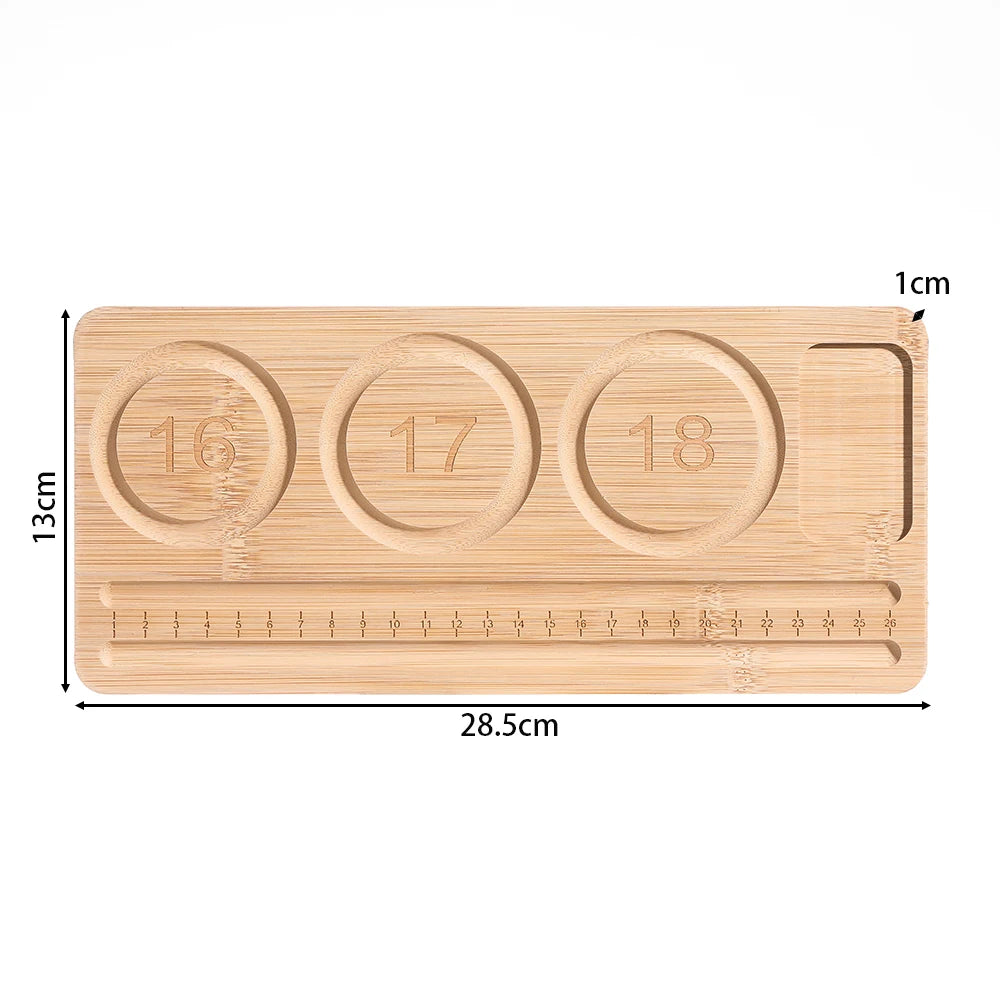Eco-Friendly Bamboo Bead Board Perfect Tool for Jewelry Making and Beading Projects Bracelet Necklaces Design Beading Mats Trays Greenset59 Shop