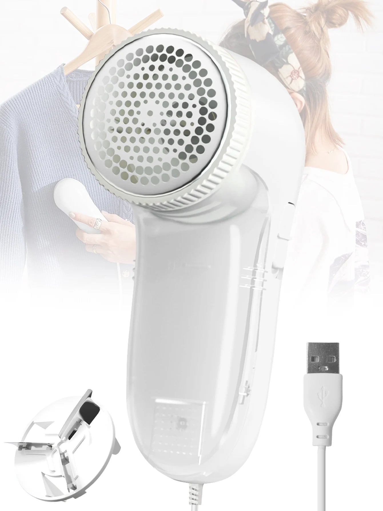 Electric Household Clothes Shaver Fabric Lint Remover Fuzz Electric Fluff Portable Brush blade Professional Lint Remover Trimmer Greenset59 Shop