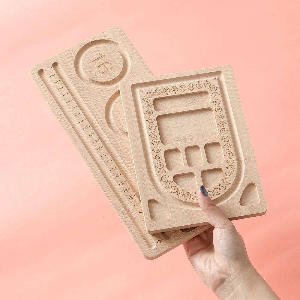 Eco-Friendly Bamboo Bead Board Perfect Tool for Jewelry Making and Beading Projects Bracelet Necklaces Design Beading Mats Trays Greenset59 Shop