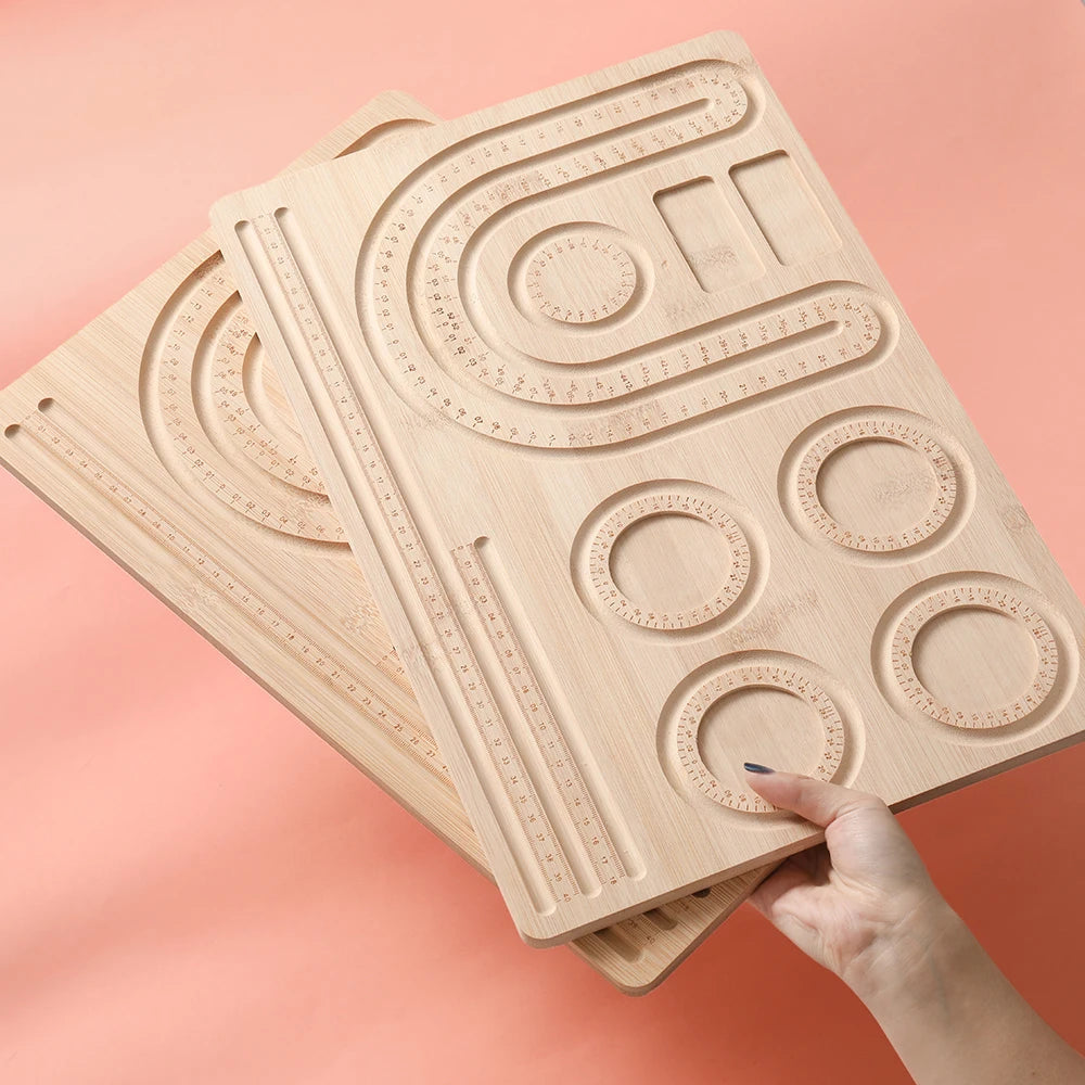 Eco-Friendly Bamboo Bead Board Perfect Tool for Jewelry Making and Beading Projects Bracelet Necklaces Design Beading Mats Trays Greenset59 Shop