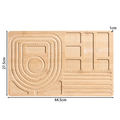 Eco-Friendly Bamboo Bead Board Perfect Tool for Jewelry Making and Beading Projects Bracelet Necklaces Design Beading Mats Trays Greenset59 Shop
