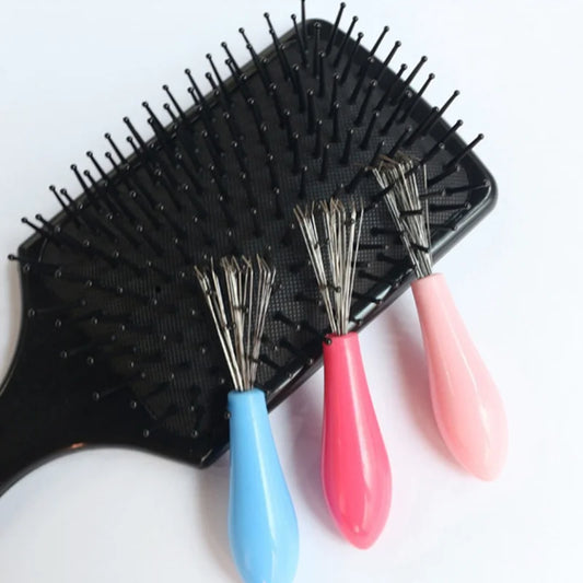Hair Brush Cleaner Tool - Plastic Handle Brush & Comb Cleaning Remover
