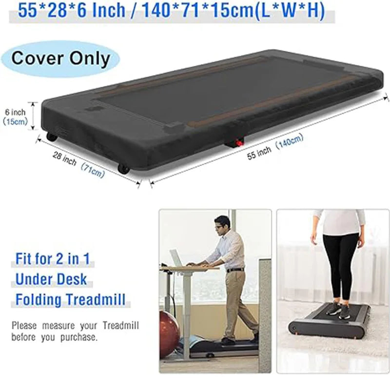Under Desk Treadmill Cover Dustproof Walking Mat Cover Waterproof Protective Cover for Under Desk Walking Treadmill Office Greenset59 Shop