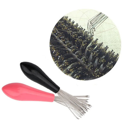 Hair Brush Cleaner Tool - Plastic Handle Brush & Comb Cleaning Remover