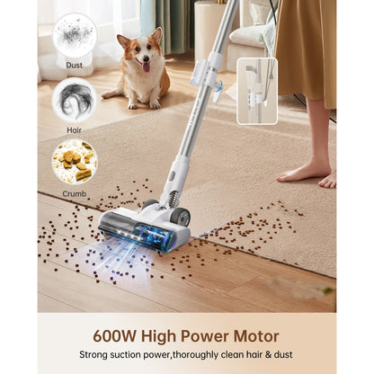 Corded Vacuum Cleaner, Powerful 20Kpa Suction, With LED Light, 6-in-1 Corded Stick Vacuum Cleaner, Suitable For Pet Hair On Carpets And Hard Floors, 600-watt Handheld Vacuum Cleaner Greenset59 Shop