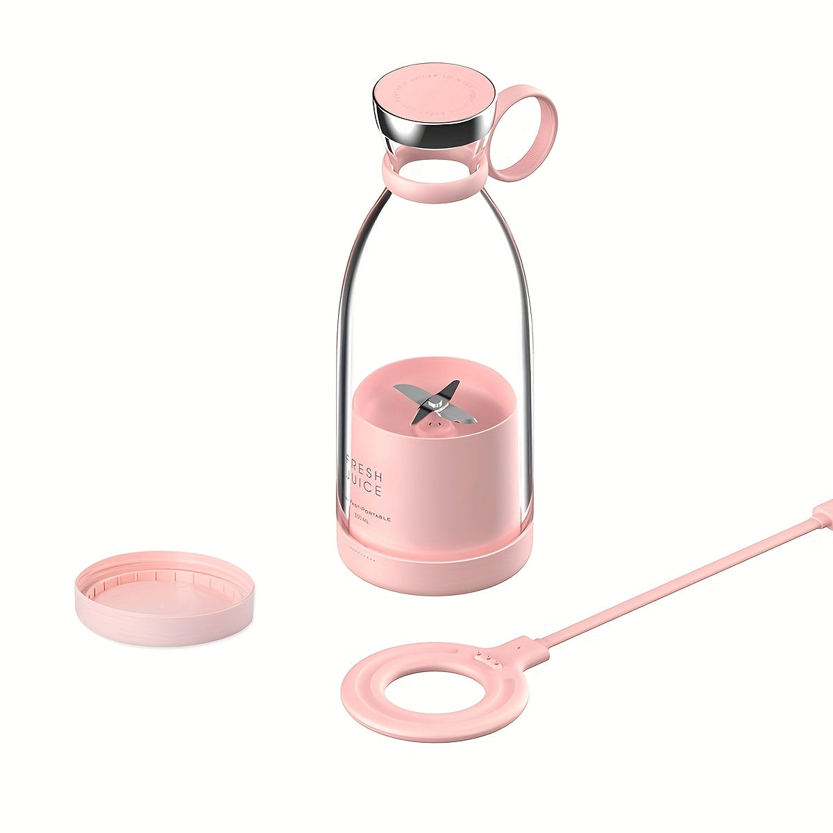 Mini Blender Portable 350ml Sans Fil USB - Mixeur Fruits Rechargeable Gisay