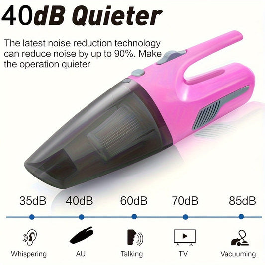 CascadeVac Cordless Car Vacuum Cleaner - Big Suction, Large Capacity, USB Rechargeable, Ideal for Home and Car/Office Cleaning, Portable with Crevice Tool, Car Vacuum Cleaner | Modern Vacuum | Durable Plastic Body, Vacuum Cle Greenset59 Shop