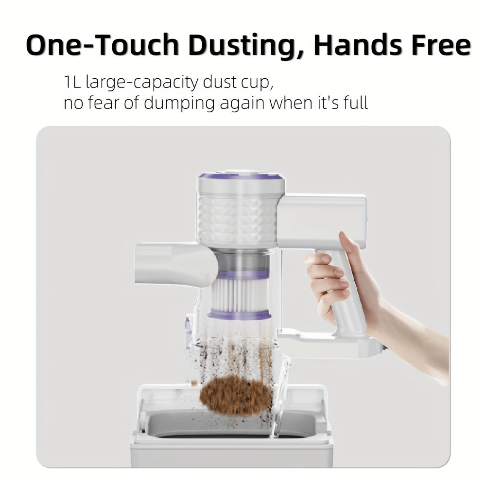 Corded Vacuum Cleaner, Powerful 20Kpa Suction, With LED Light, 6-in-1 Corded Stick Vacuum Cleaner, Suitable For Pet Hair On Carpets And Hard Floors, 600-watt Handheld Vacuum Cleaner Greenset59 Shop