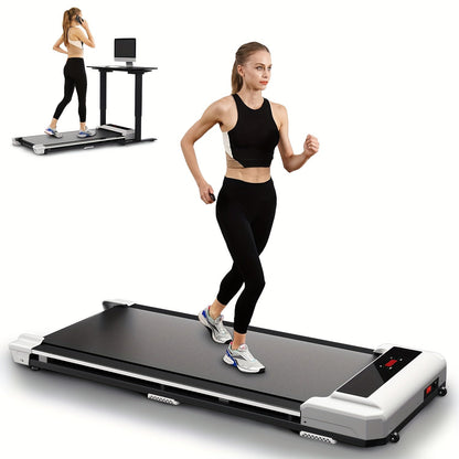 Kerdom 1pc Under-Desk Treadmill, 2-in-1 Portable Running Machine, For Home & Office Use, With Remote Control, 265lbs Capacity, For Walking & Jogging Greenset59 Shop